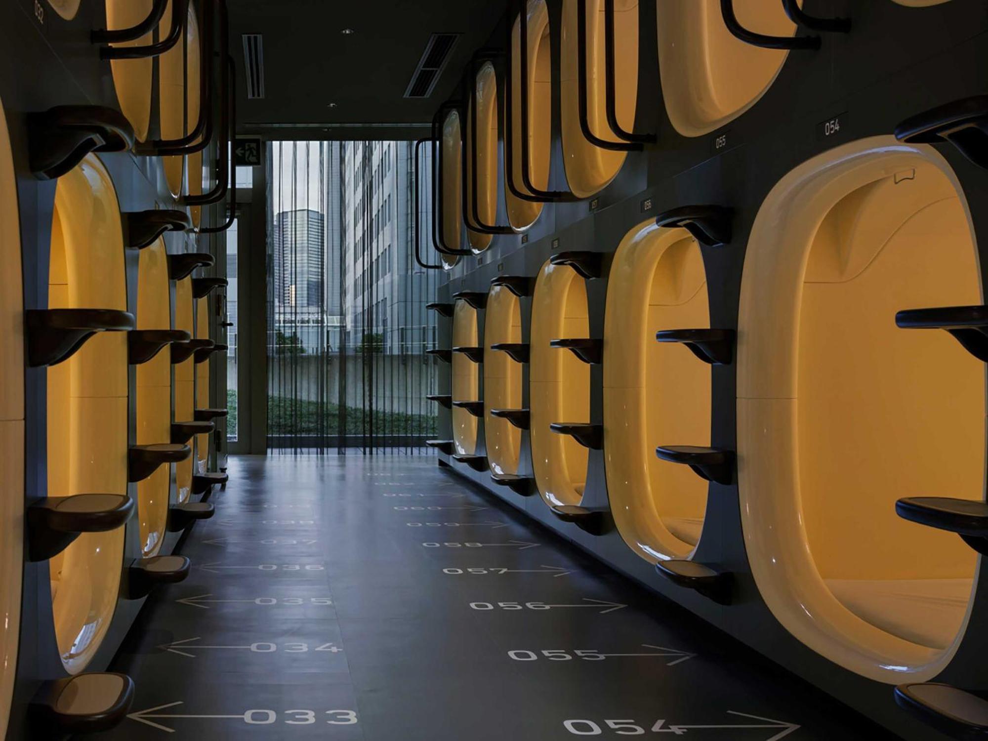 Hotel cápsula 9h Nine Shinagawa Station Sleep Lab For Men